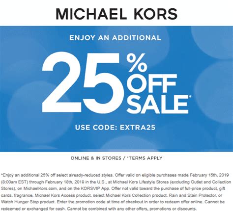 michael kors promo code 2 day shipping|michael kors extra discount code.